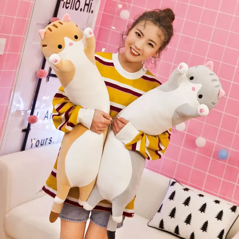 19.5in Cute 50cm Cat Plush Toy - đánh giá và giá Bolster Pillow Long