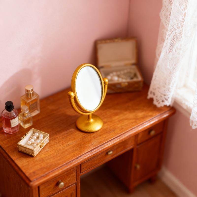 1Pcs Miniature Retro Mirror Dr - đánh giá và giá Vintage Home Textiles