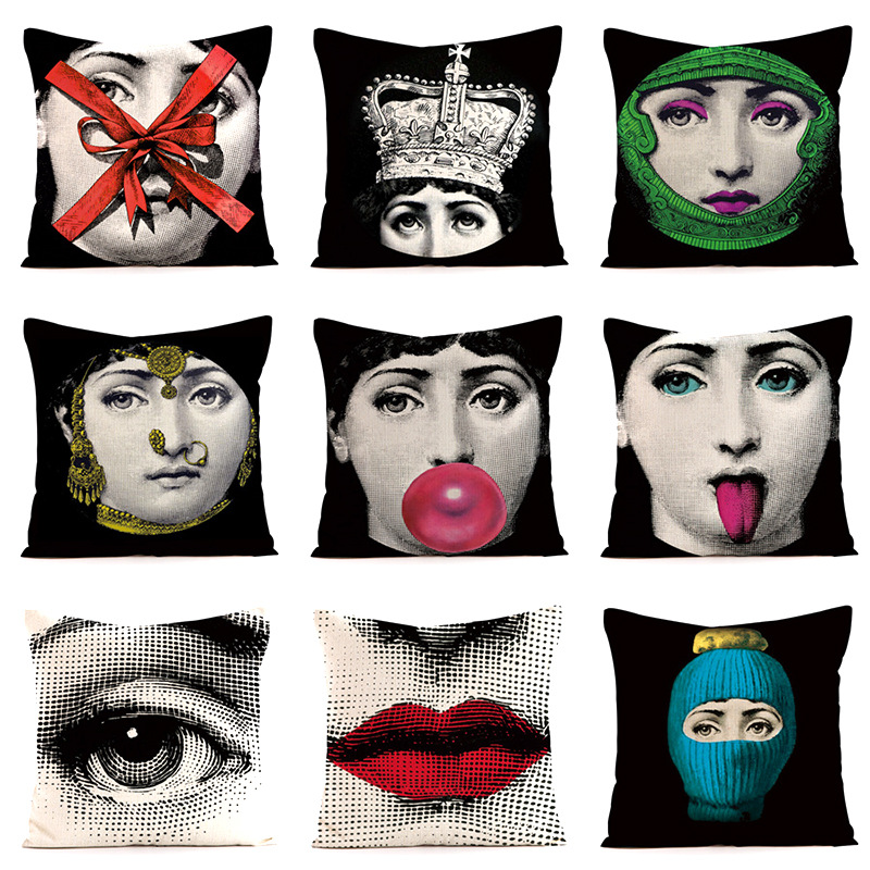 Abstract Nordic facial pattern - đánh giá và giá Home Textiles Throw