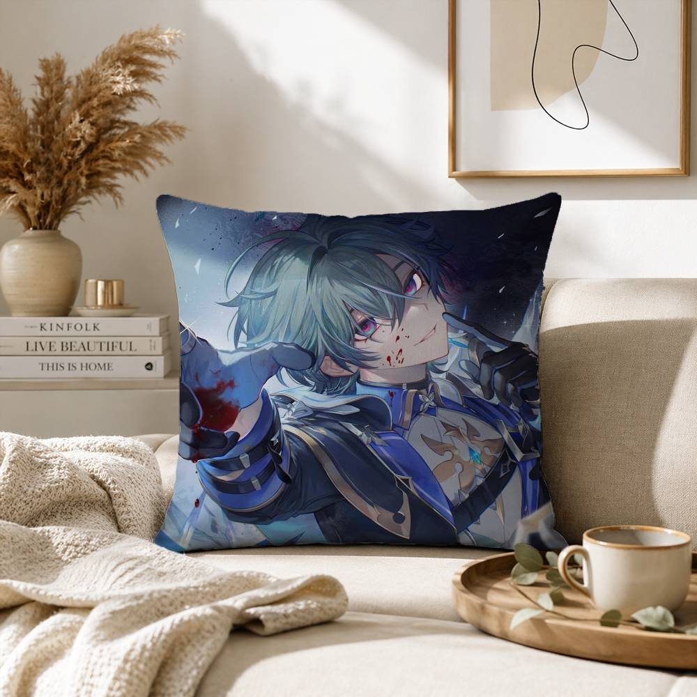 Cryo L-Lohen G-Genshin Pillow  - đánh giá và giá Home Textiles Là Gì