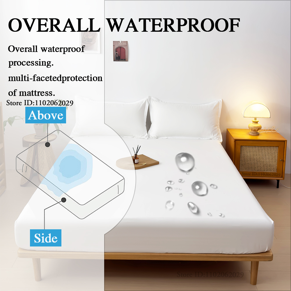 Waterproof Mattress Cover Bed  - đánh giá và giá Home Textiles Throw