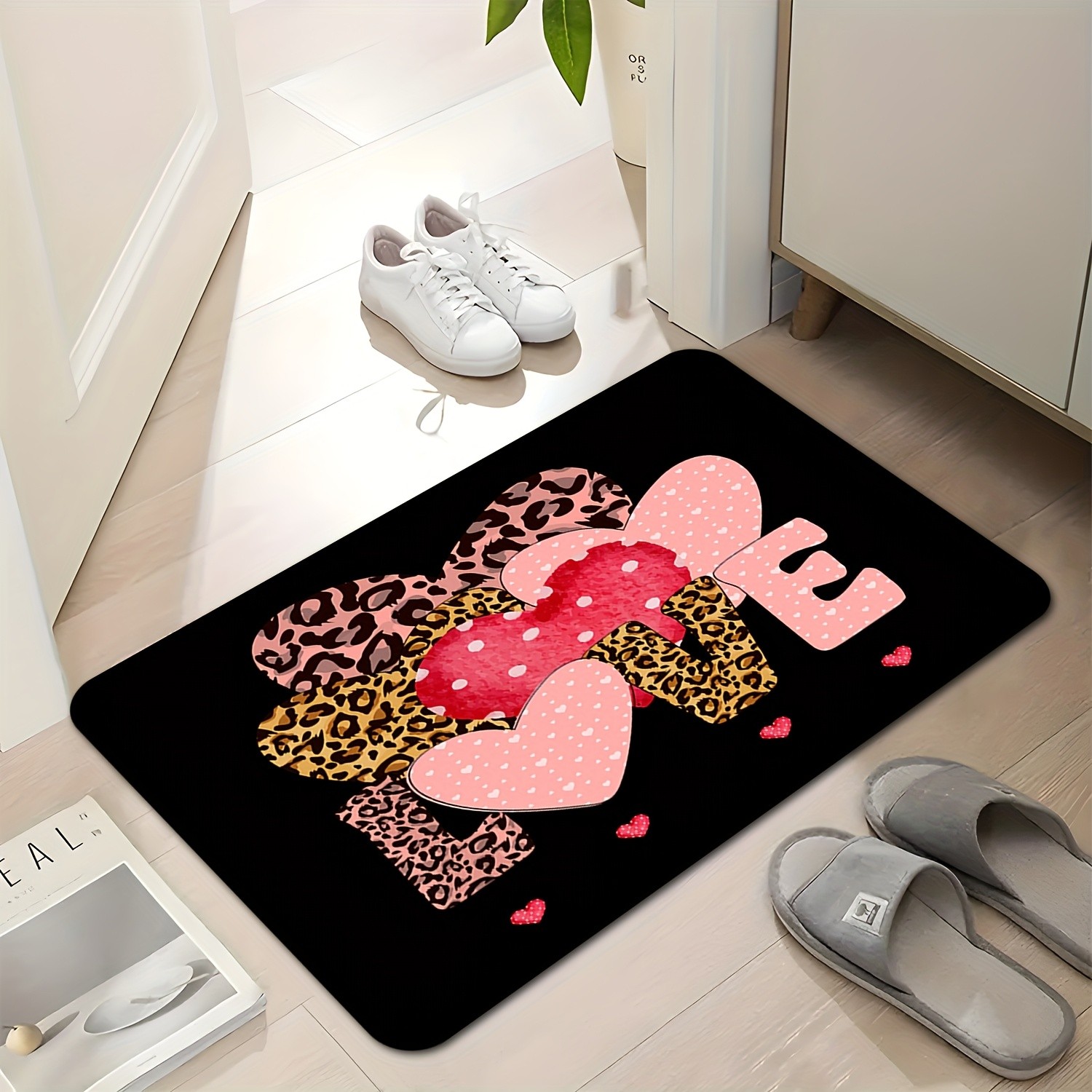 Leopard Heart Love Print Doorm - đánh giá và giá Home Textiles Premium