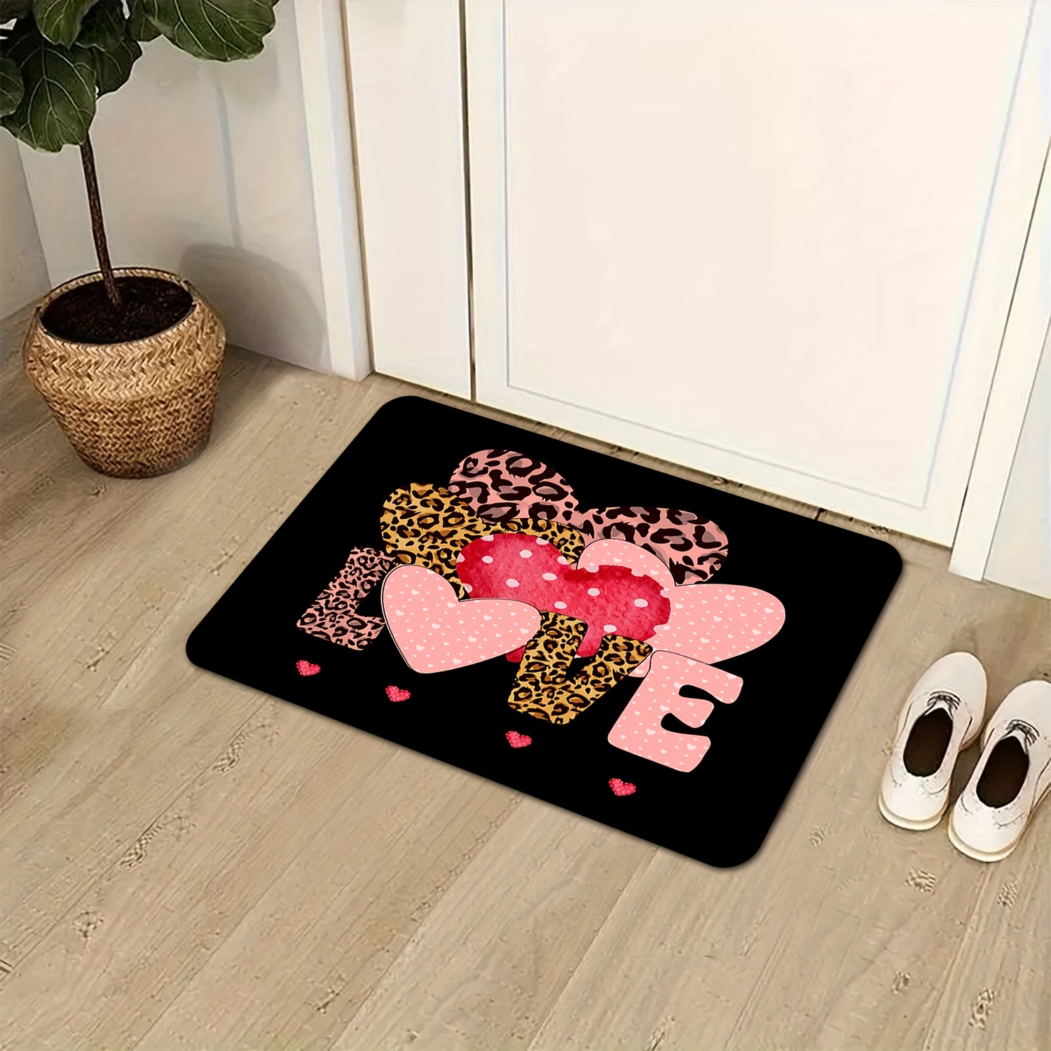 Leopard Heart Love Print Doorm - đánh giá và giá Home Textiles Premium
