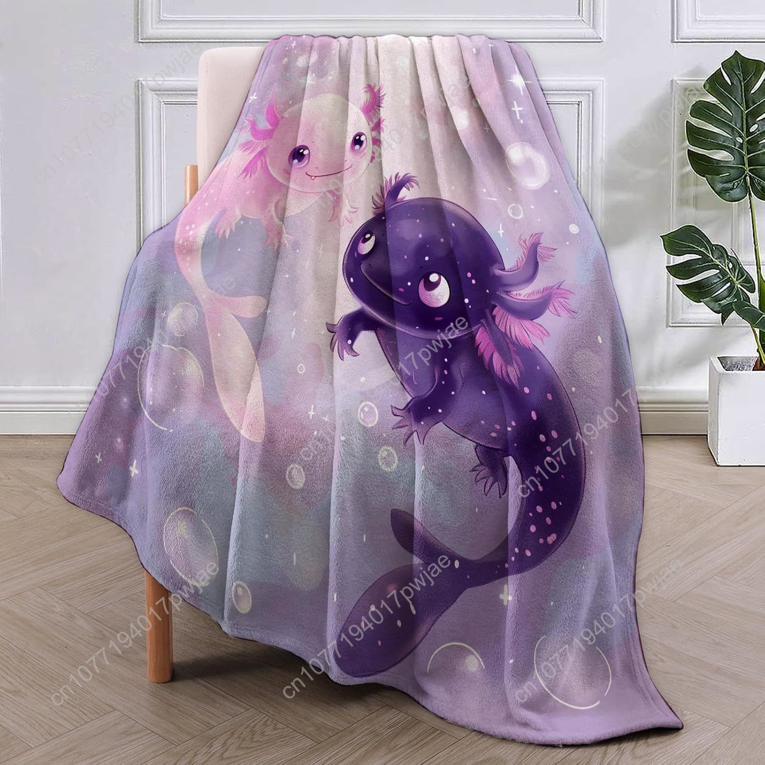 Axolotl Blanket Cute Axolotls  - đánh giá và giá Home Textiles Throw