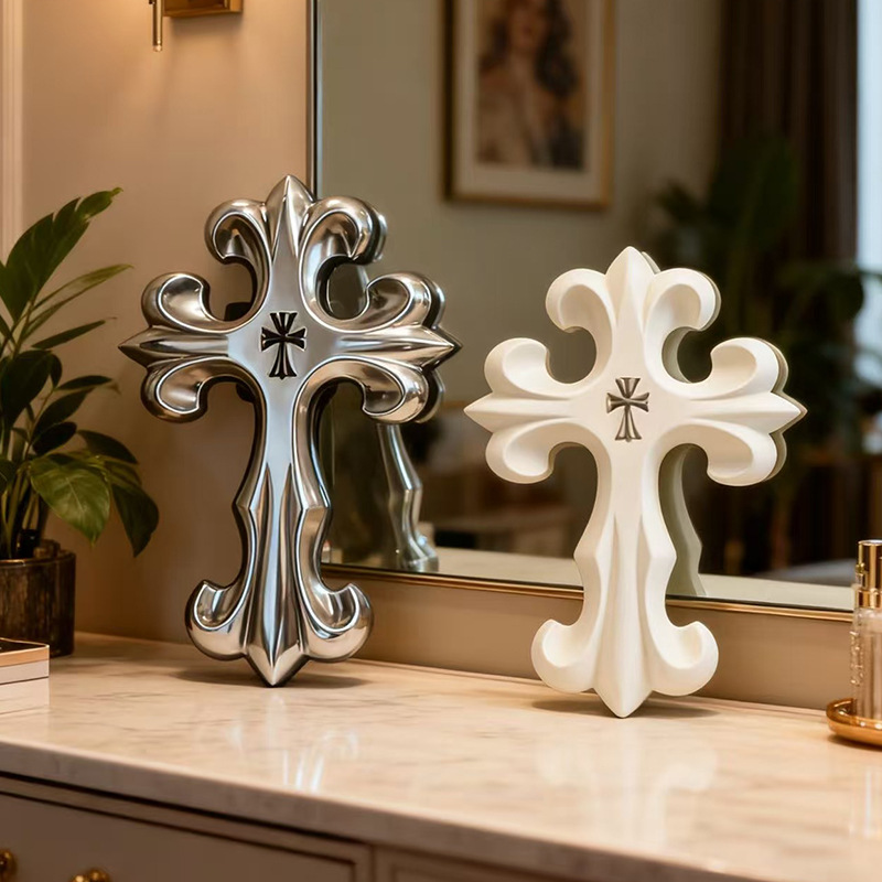Retro Cross Wall Decor Gothic  - đánh giá và giá Vintage Home Textiles