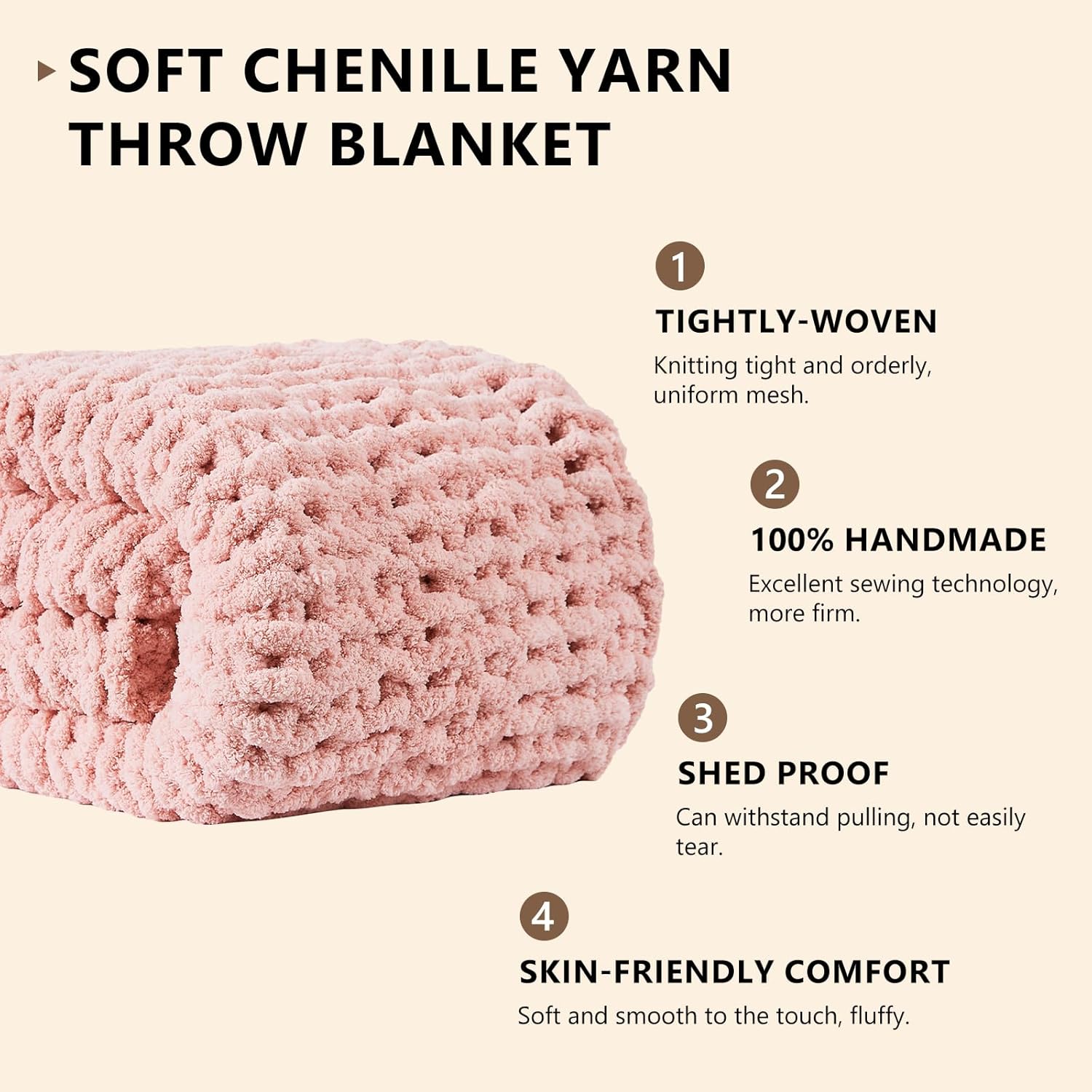 Chunky Knit Blanket Throw Chen - đánh giá và giá Throw Blanket Chunky Knit