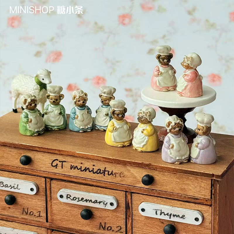 1:6 1:12 Miniature Vintage Bea - đánh giá và giá Vintage Home Textiles