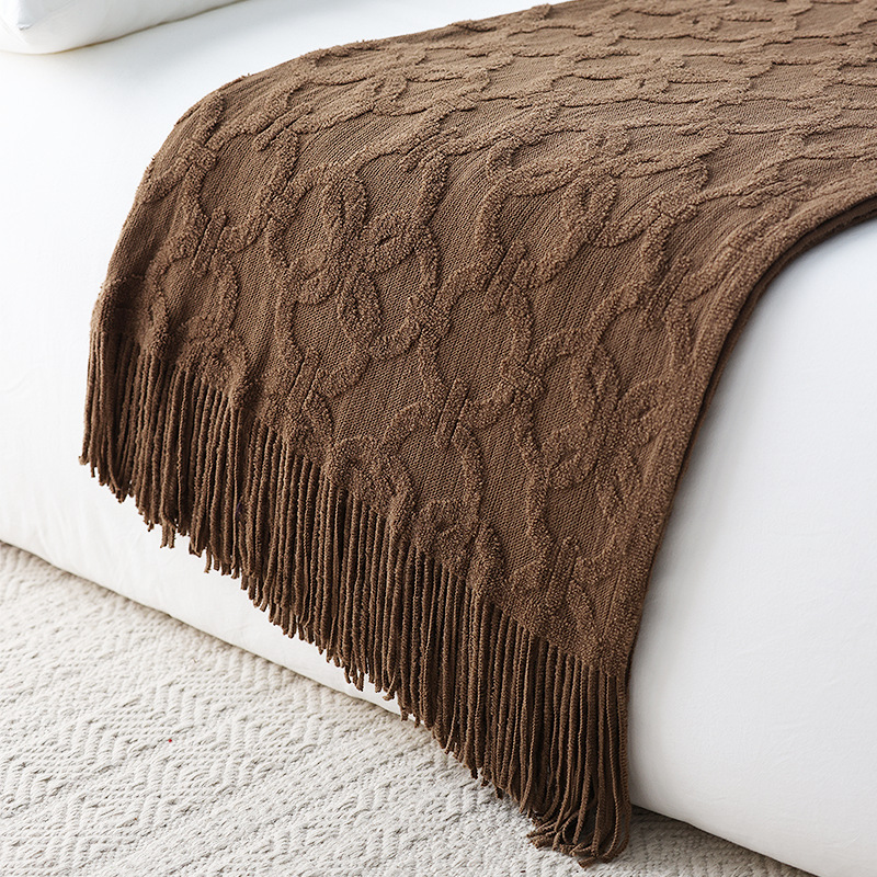 Nordic Knit Bed Runner  Soft T - đánh giá và giá Home Textiles Throw