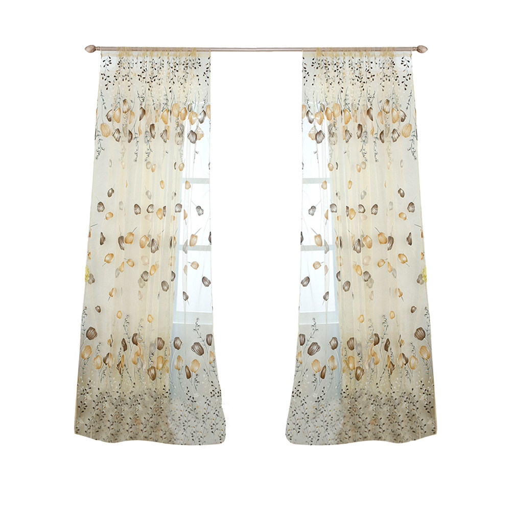 100x200cm Tulip Voile Curtains - đánh giá và giá Curtain Sheer Voile