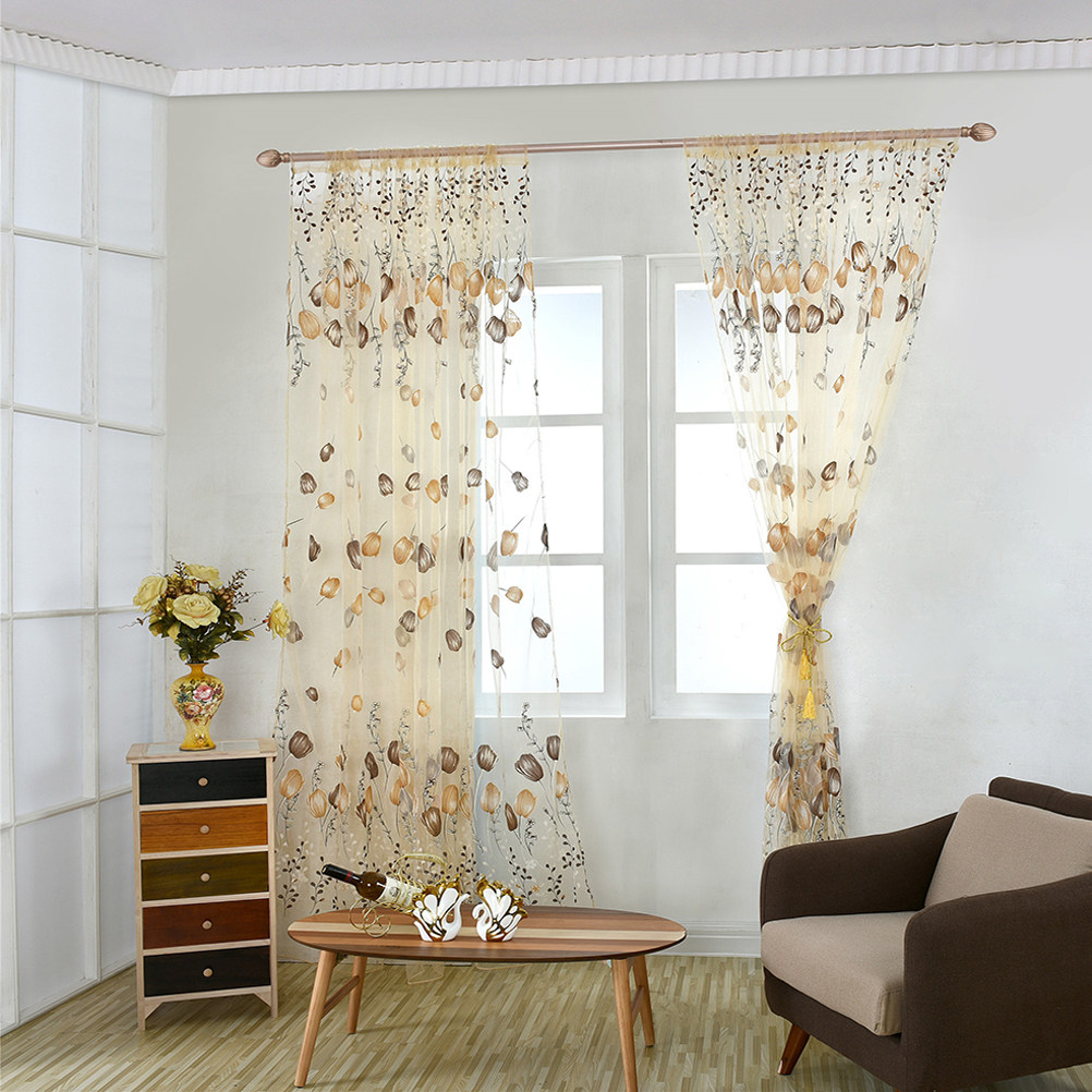 100x200cm Tulip Voile Curtains - đánh giá và giá Curtain Sheer Voile