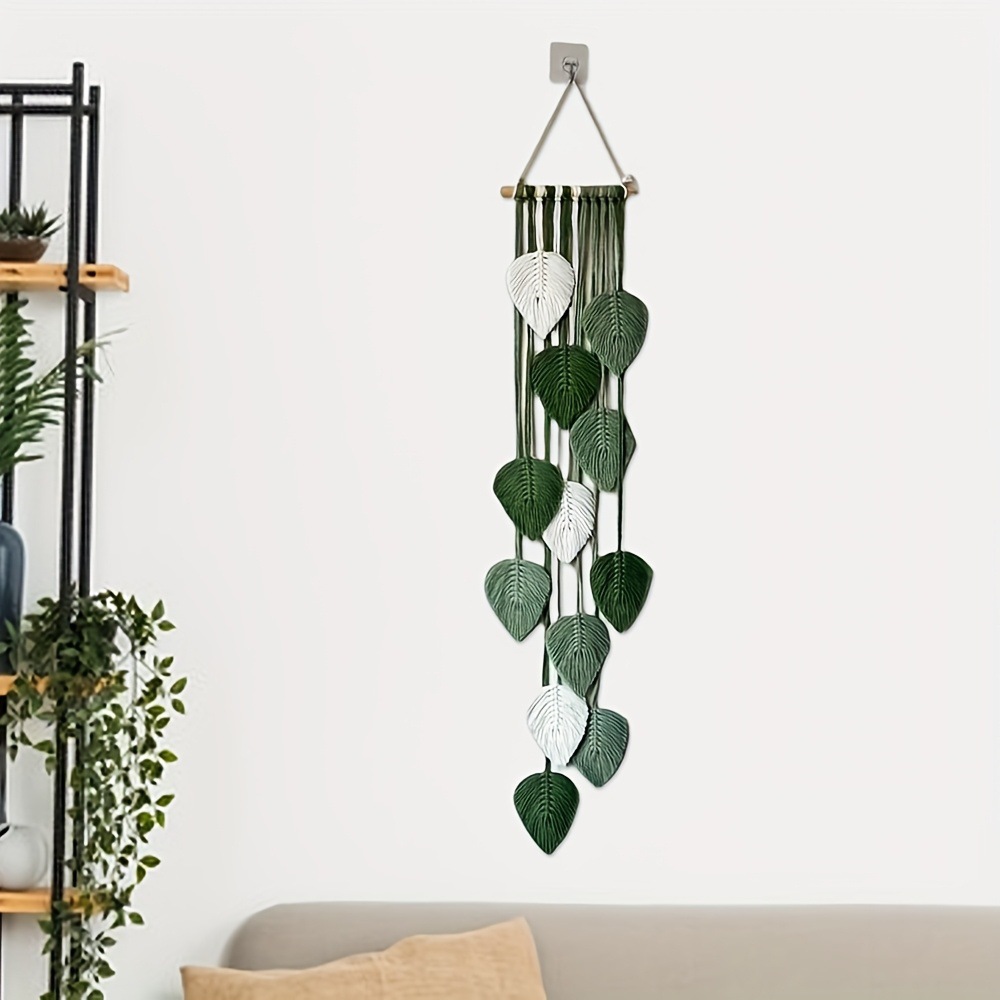 Handwoven Leaf Wall Hanging Ta - đánh giá và giá Home Textiles Europe
