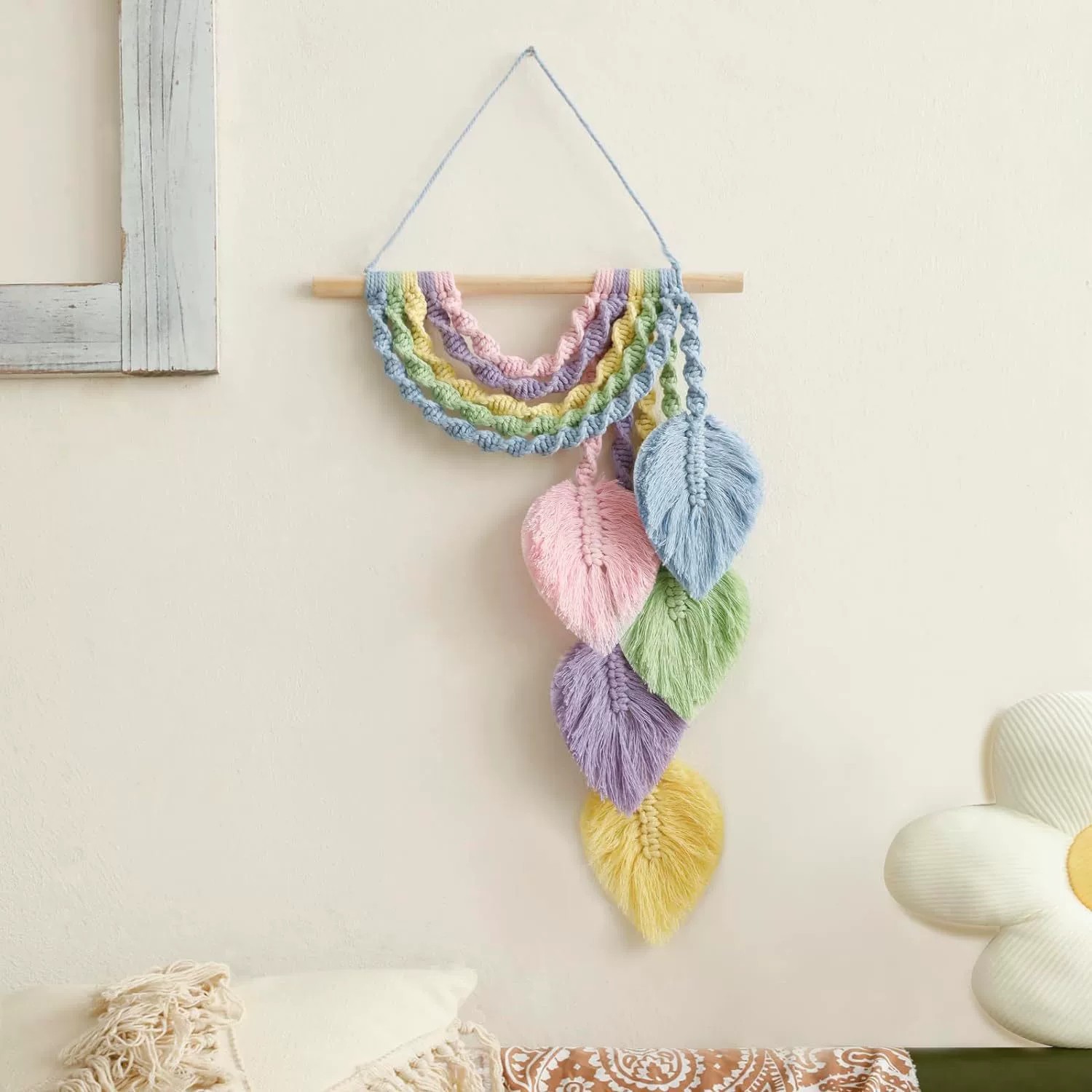 Tapestries Rainbow Leaves Feat - đánh giá và giá Home Textiles Europe