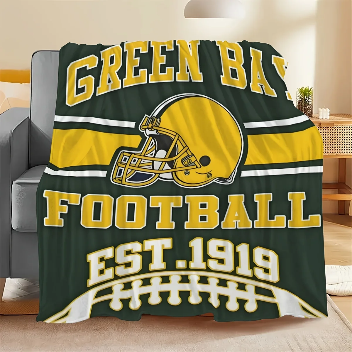 Soft Football Team Blanket Lig - đánh giá và giá Home Textiles Throw