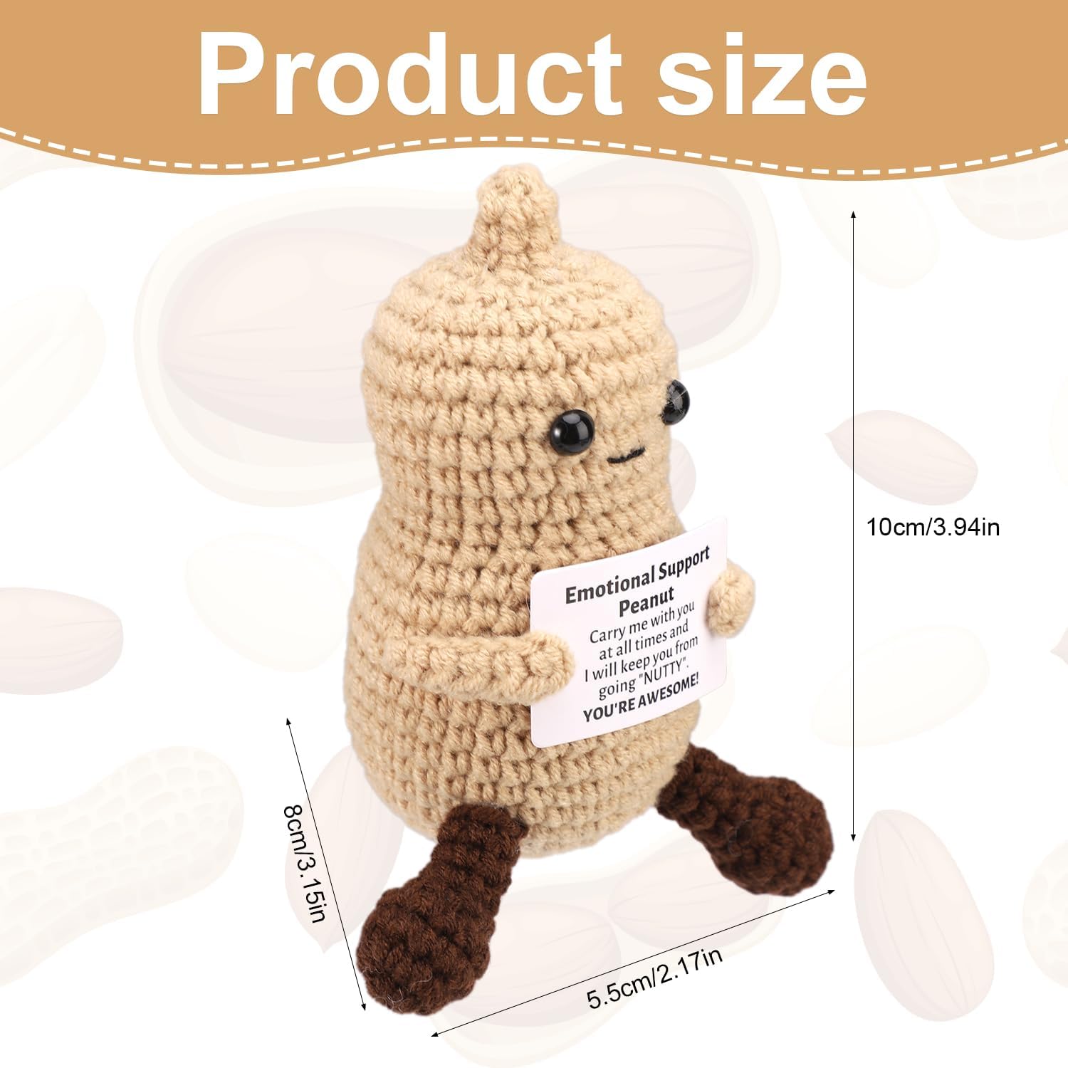 Funny Crochet Peanut Handmade  - đánh giá và giá Home Textiles Europe