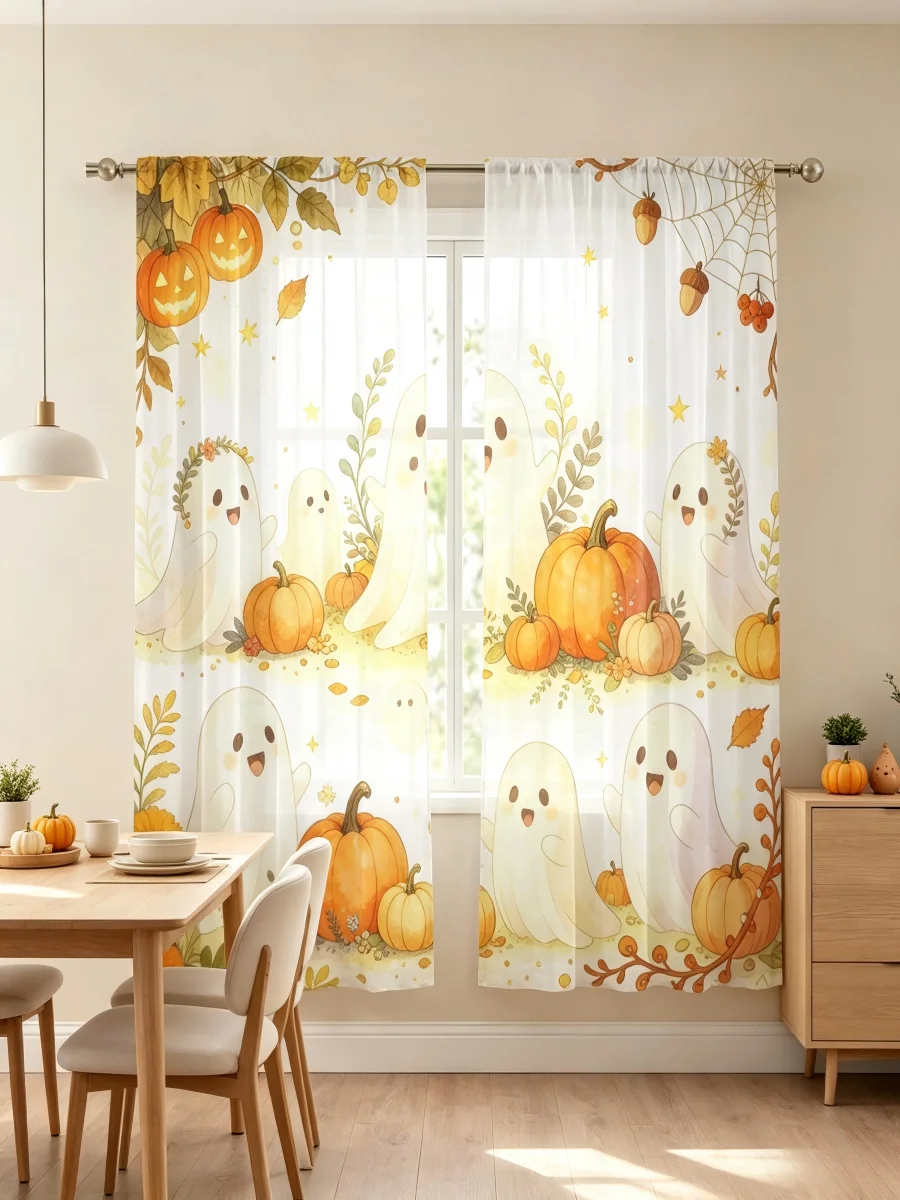 2PCS Digital Print Sheer Curta - đánh giá và giá Curtain Sheer Voile